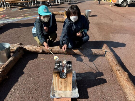 （メインイベント「焚火で暖まろうの会」）