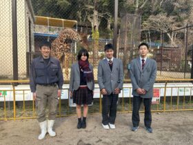 岡山理科大学付属高校さんより寄付をいただきました